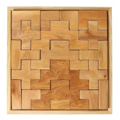 Wooden Stairway Building Blocks Set